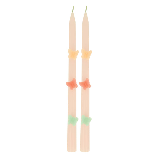 Bougies coniques papillon