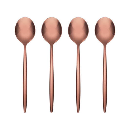 Cuillère à moka miroir en cuivre Gaze - Lot de 4