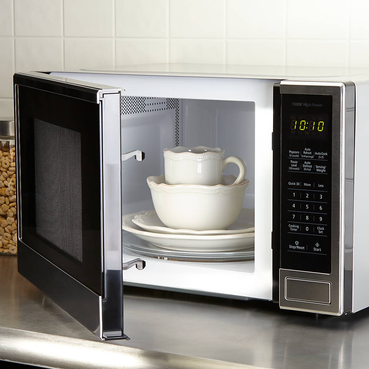 Service de table 4 pièces en perles blanches françaises