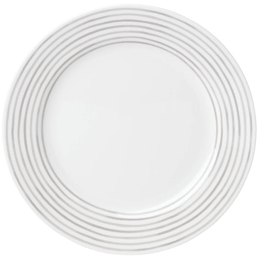 Assiette plate Charlotte Street Grey East