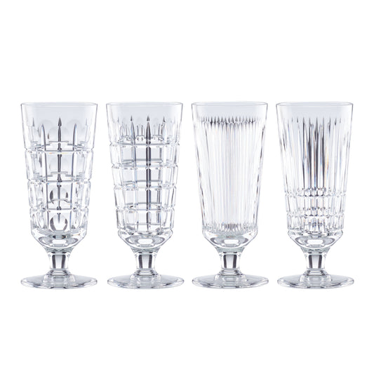 Ensemble de 4 verres à boisson glacée vintage neufs