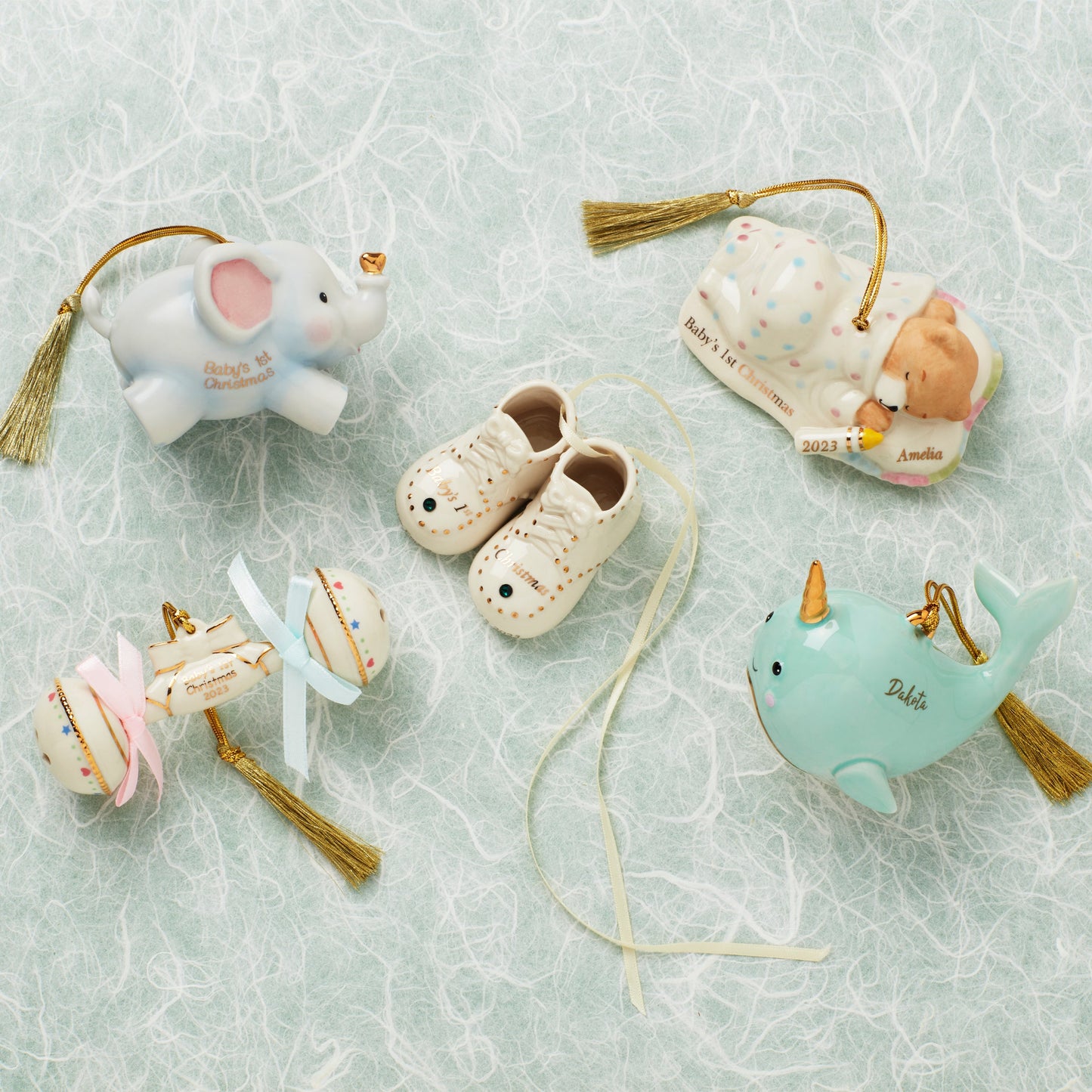 Décoration ours en peluche personnalisée pour bébé