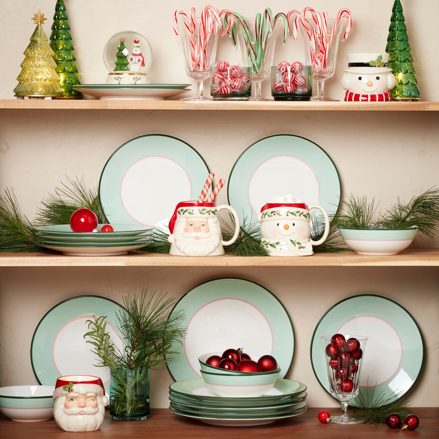 Bols tout usage Make It Pop - Lot de 4 - Vert/Rose