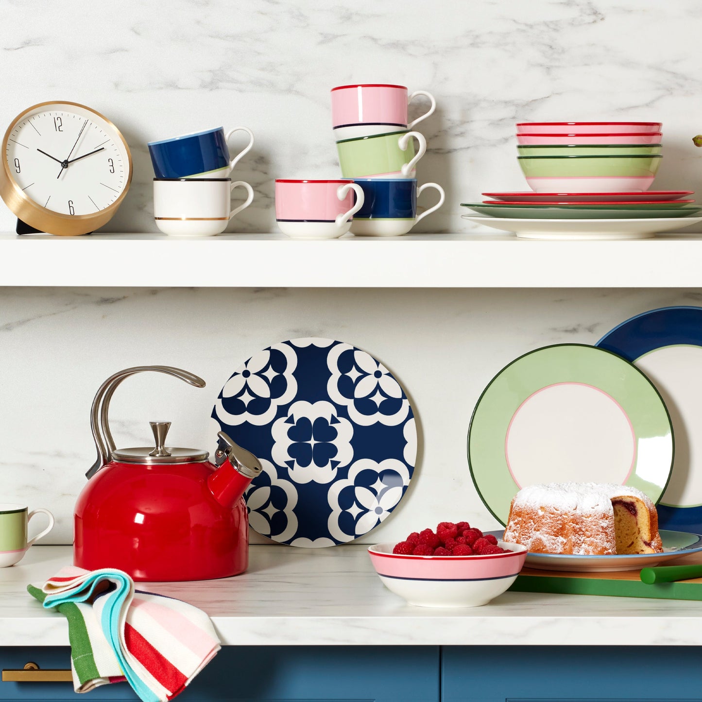 Tasses Make It Pop - Lot de 4 - Vert/Rose