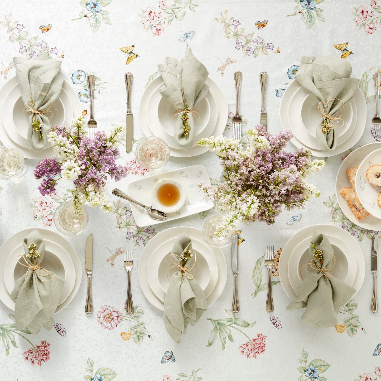 Assiettes blanches Bay Colors - Lot de 4