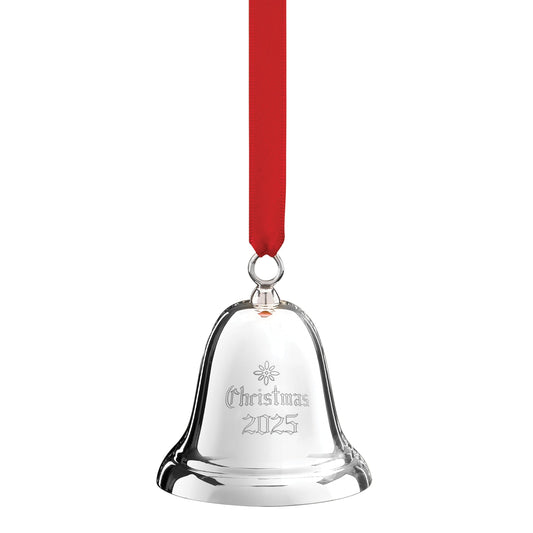 Ornement de Noël annuel en argent sterling 2025