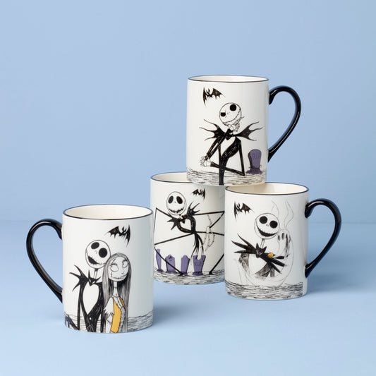 Tasses L'Étrange Noël de Monsieur Jack - Lot de 4