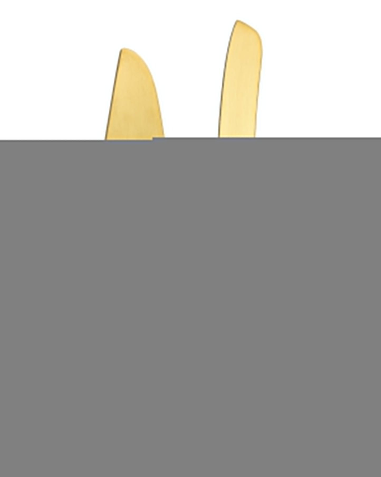 Service à dessert Portola Gold Satin 2 pièces