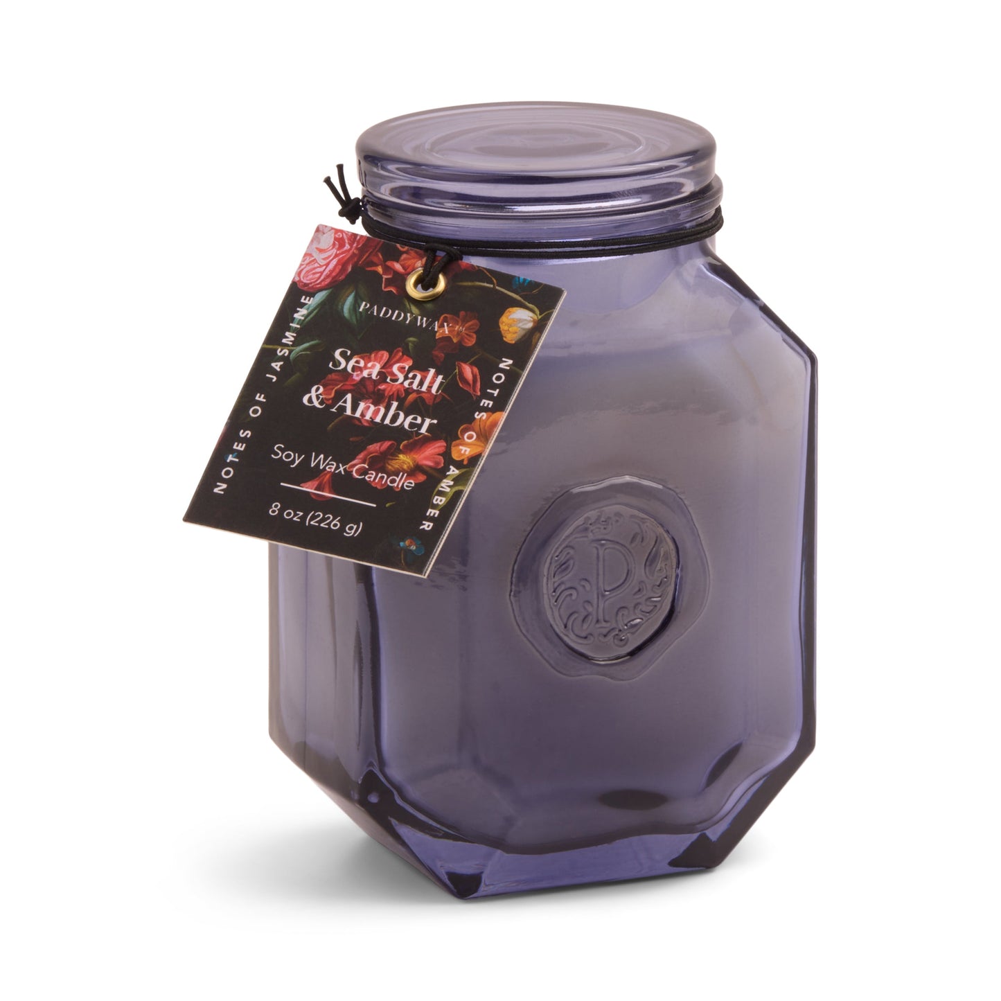 Bougie Botanica en cire de soja, sel de mer et ambre, 227 g