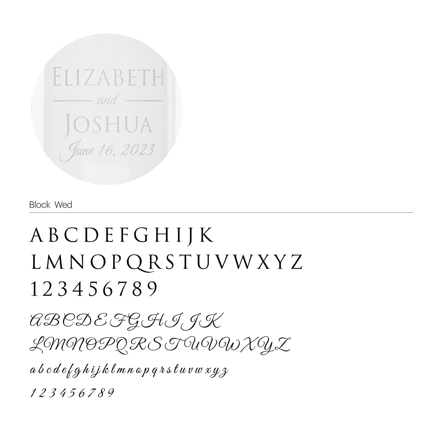 Ensemble de 2 couteaux et pelles à gâteau personnalisés Devotion