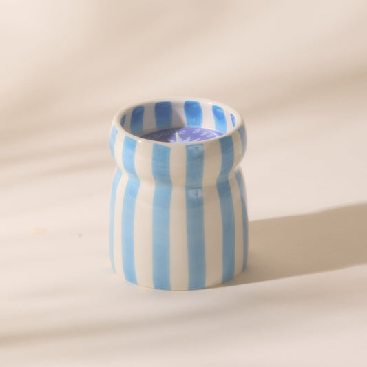 Bougie en cire de soja Cabana 6,5 oz, Perdu en mer