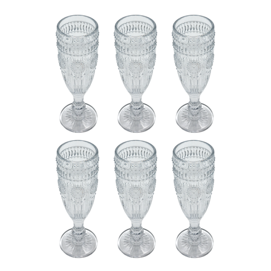 Flûtes Fiesta, lot de 6
