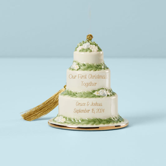 Décoration de gâteau de Noël personnalisée pour le 1er Noël