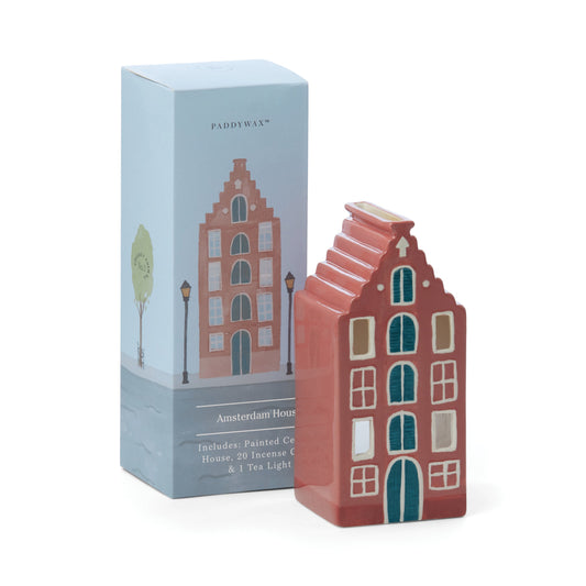 Encensoir avec bougie chauffe-plat et 20 cônes, Amsterdam House