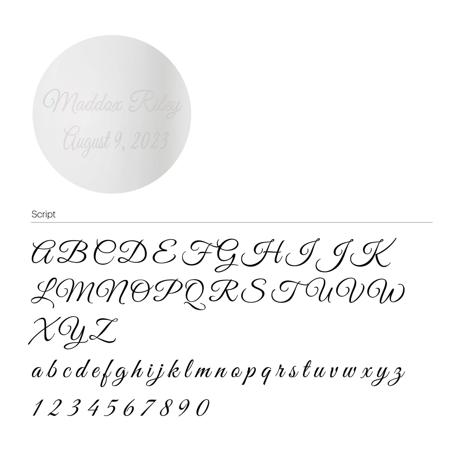 Cloche décorative personnalisée en argent sterling Legacy