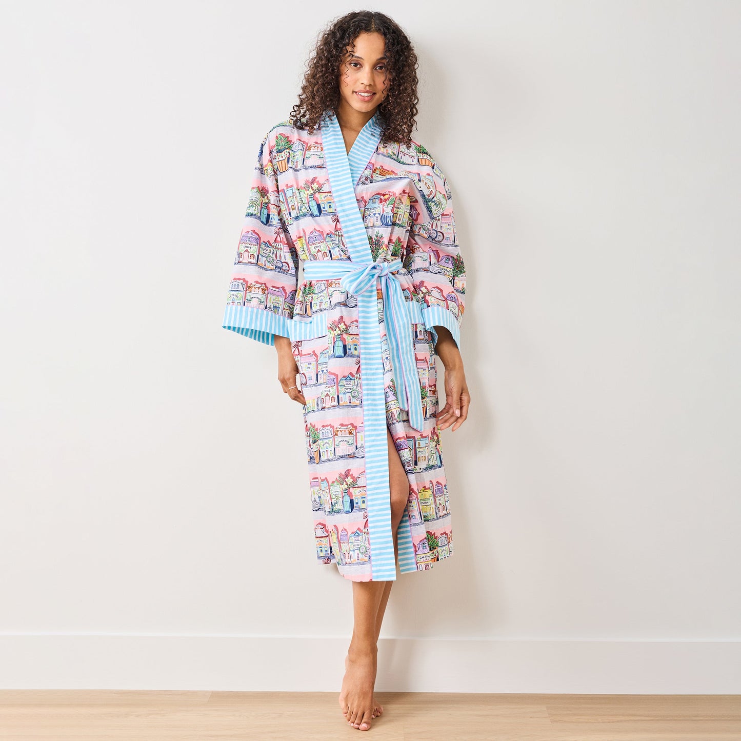 Peignoir de cuisine rose Lenox Spice Village x Printfresh - Taille unique