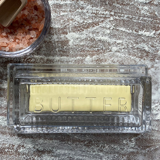 Beurrier en verre