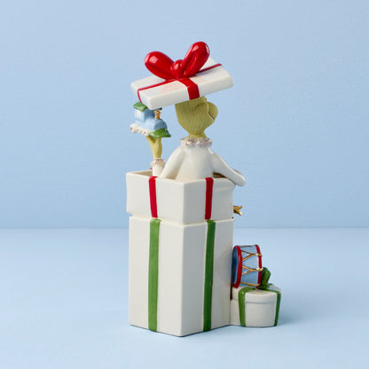Figurine Grinch reçoit les cadeaux