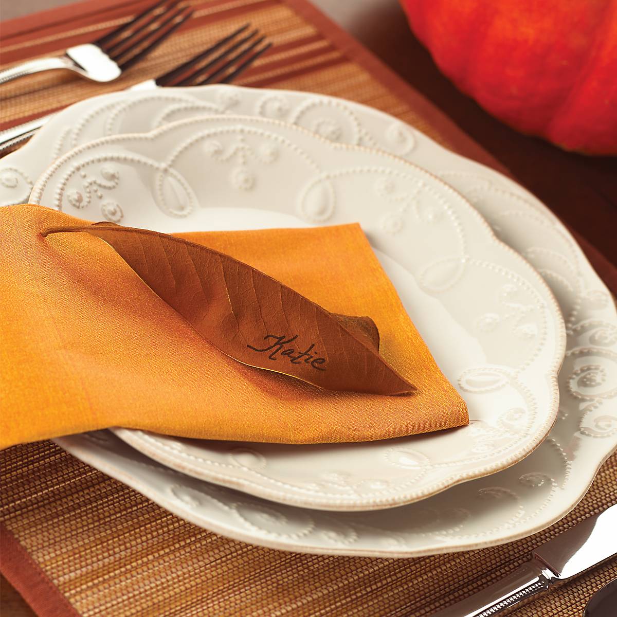 Service de table 4 pièces French Perle White