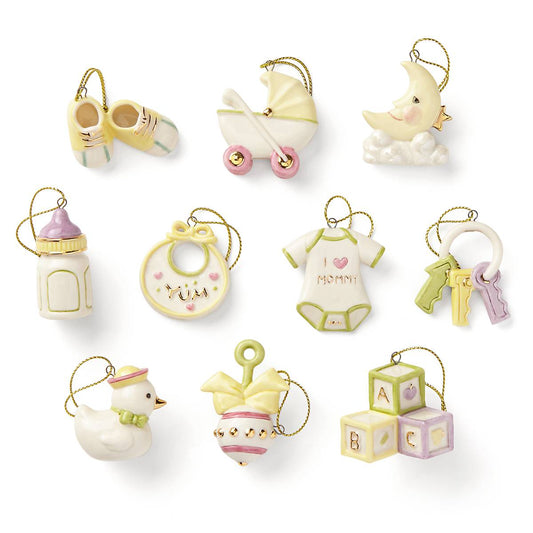 Ensemble de 10 décorations Baby Memories