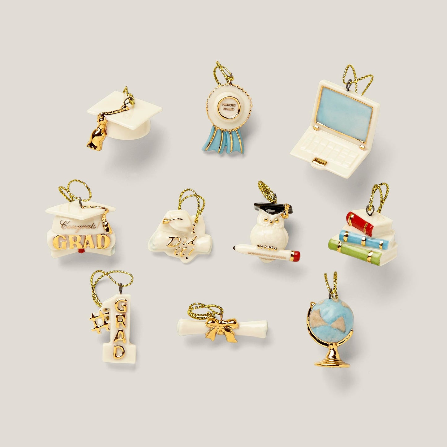 Ensemble de décorations de remise de diplôme 10 pièces