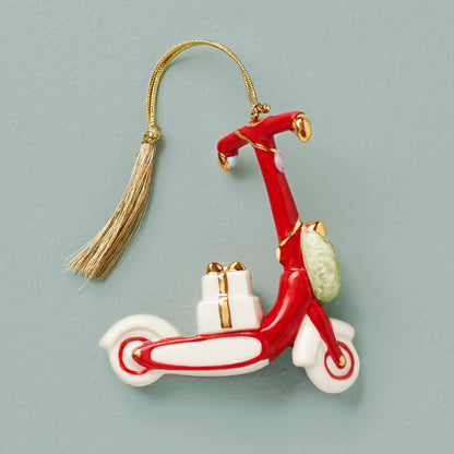 Décoration de scooter de Noël personnalisée