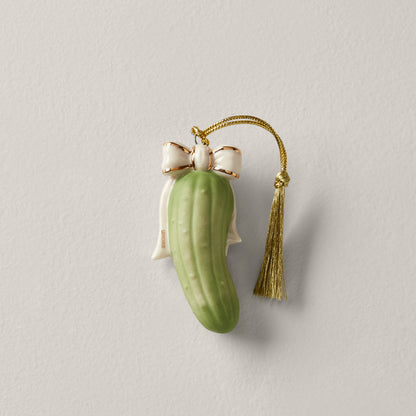 Ornement de cornichon personnalisé « Notre famille »