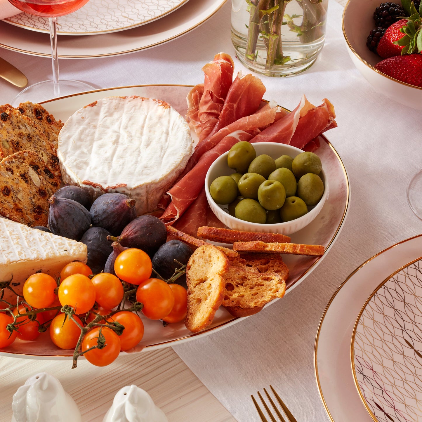 Assiette plate Trianna Salaria