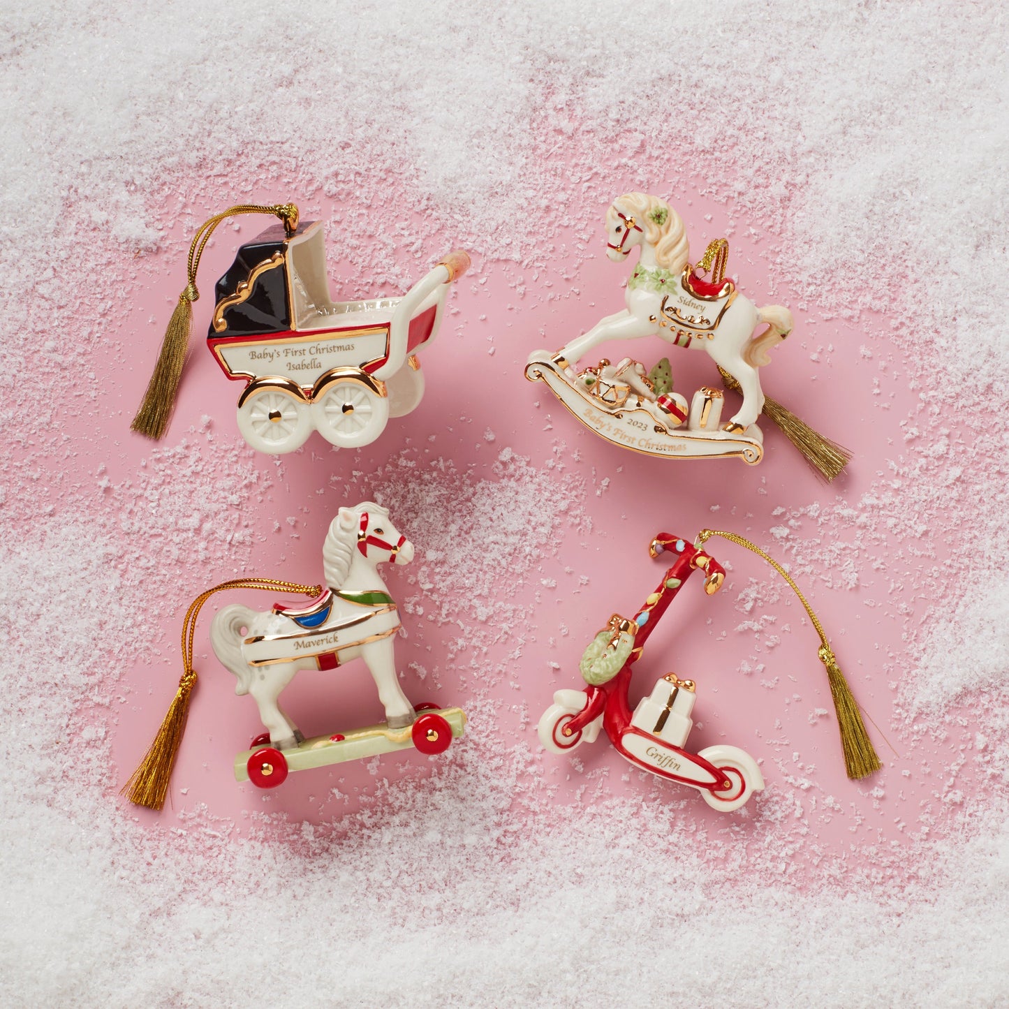 Décoration de scooter de Noël personnalisée