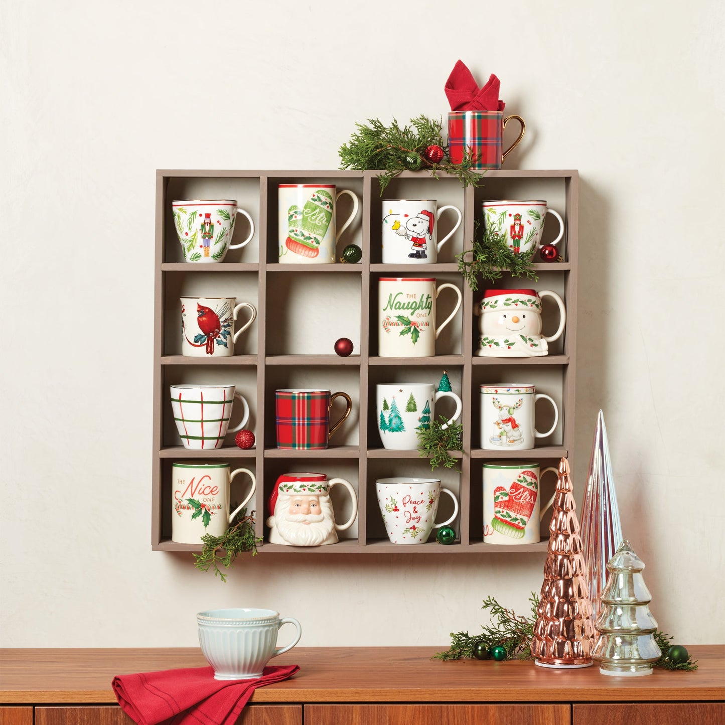 Tasses à café au lait French Perle Groove bleues - Lot de 2