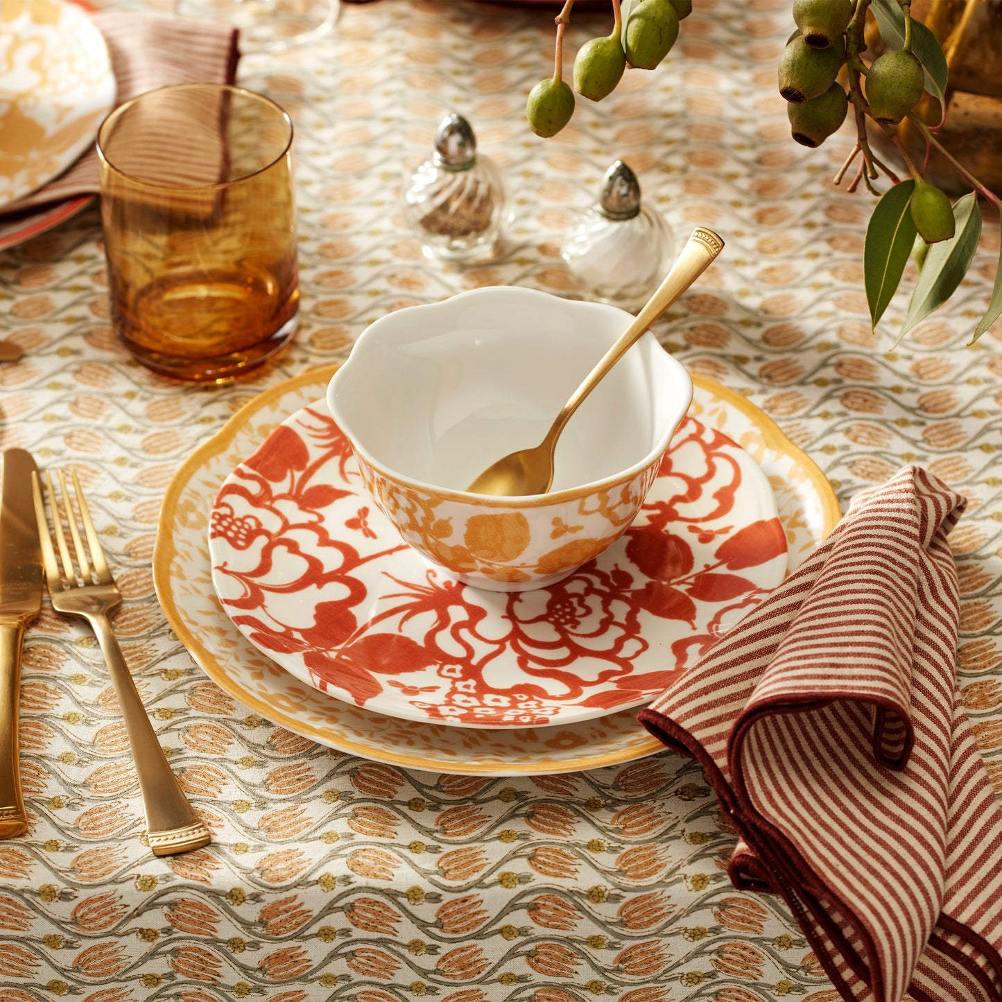 Bols à riz au safran Butterfly Meadow Cottage - Lot de 4