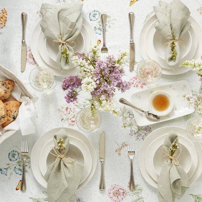 Assiettes blanches Bay Colors - Lot de 4