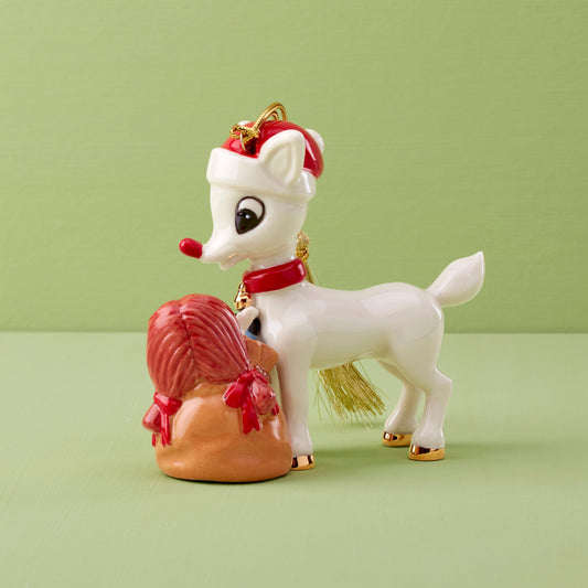 Décoration Rudolph livrant des jouets