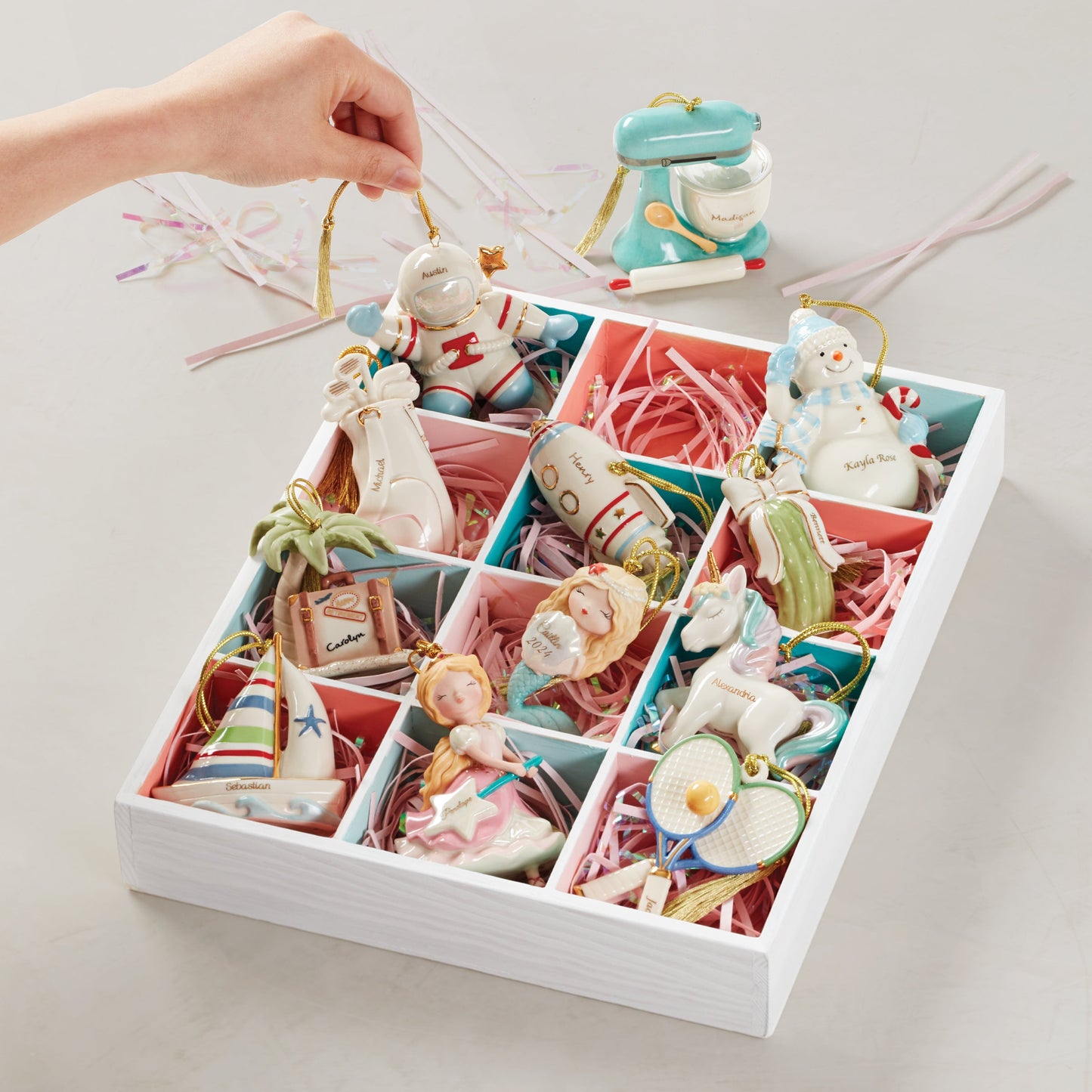 Décoration de fusée personnalisée