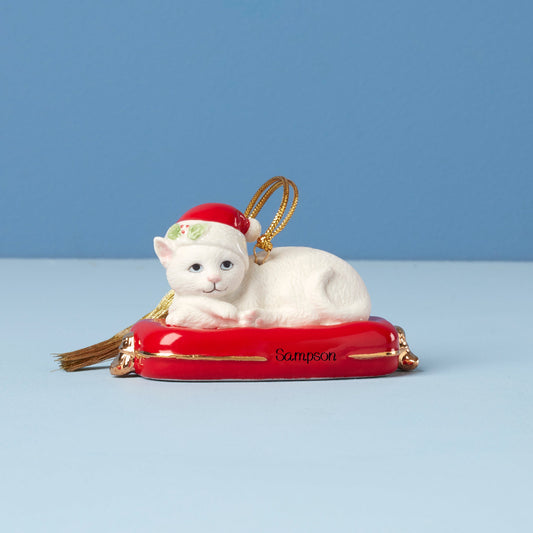 Ornement de chat personnalisé