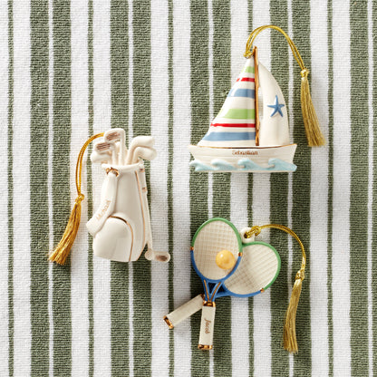 Ornement de tennis personnalisé