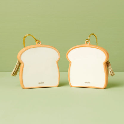 Ensemble de 2 décorations personnalisées au beurre de cacahuète et à la confiture