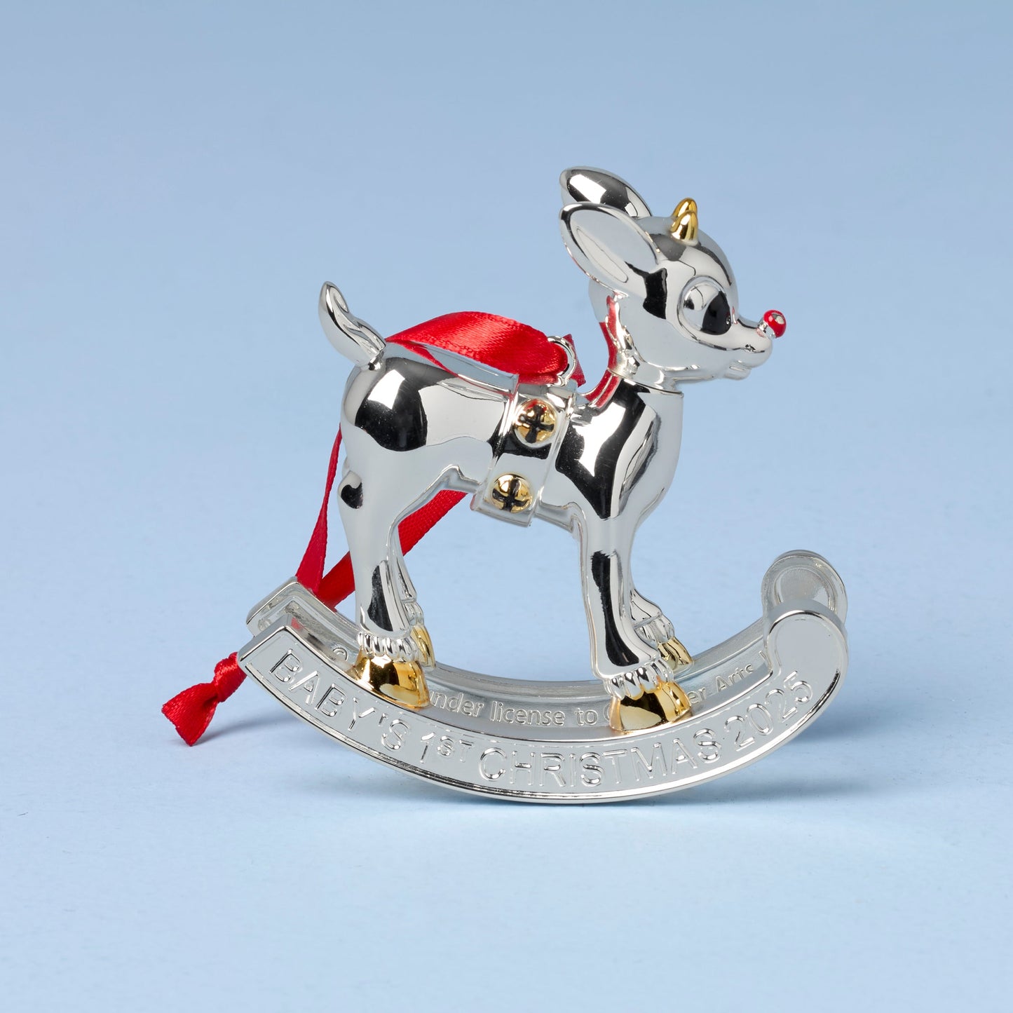 Décoration Rudolph pour le premier Noël de bébé 2025