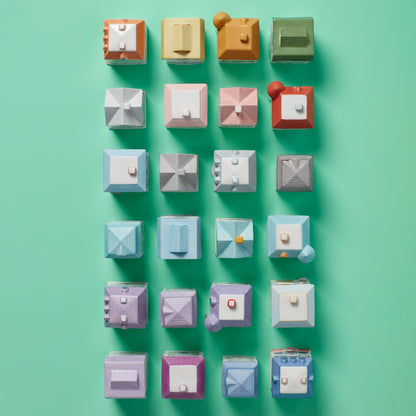 Ensemble de 6 pots à épices Lenox Spice Village - Rustique