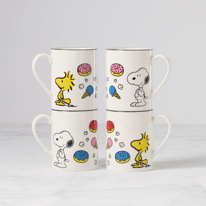 Tasses Chef Snoopy - Lot de 4