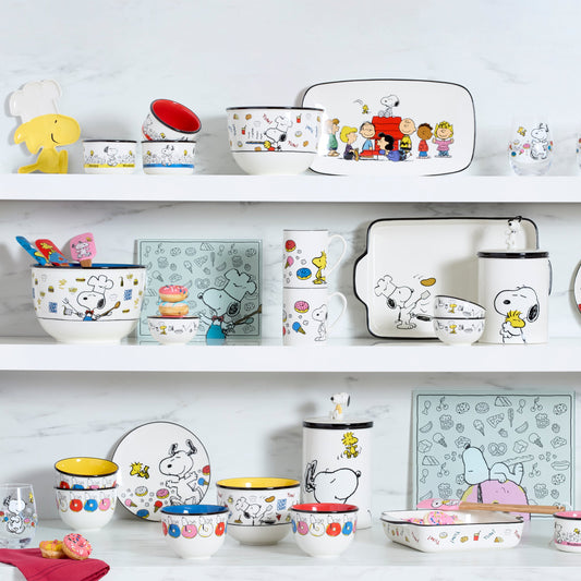 Assiettes décoratives Chef Snoopy - Lot de 4