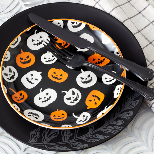 Assiettes décoratives Vintro Halloween - Lot de 4