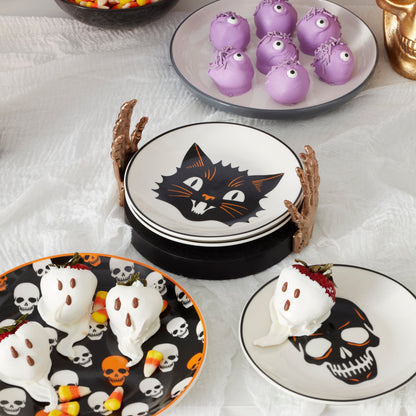 Assiettes décoratives Vintro Halloween - Lot de 4