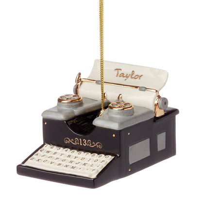 Ornement de machine à écrire personnalisé