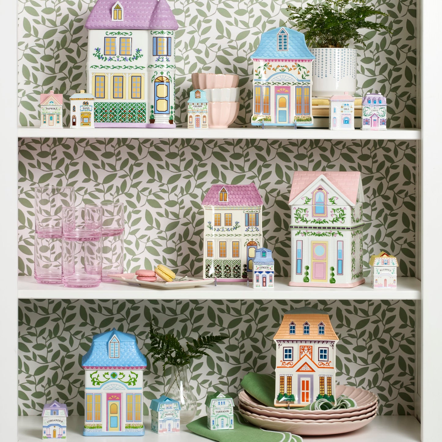 Assiettes décoratives Lenox Village House - Lot de 4