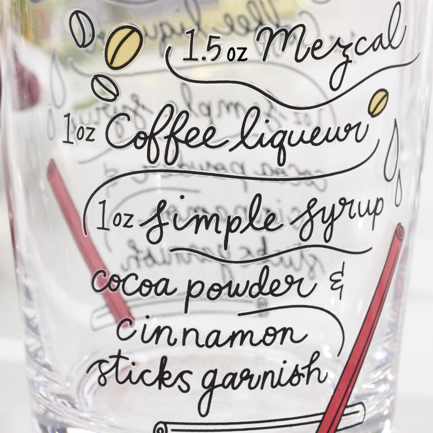 Verres doubles à l'ancienne Make Merry - Lot de 4