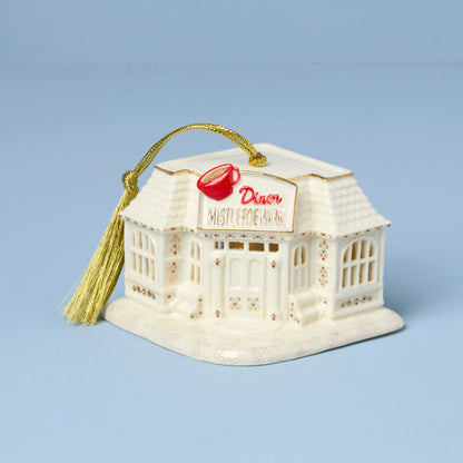 Décoration lumineuse du Mistletoe Park Diner