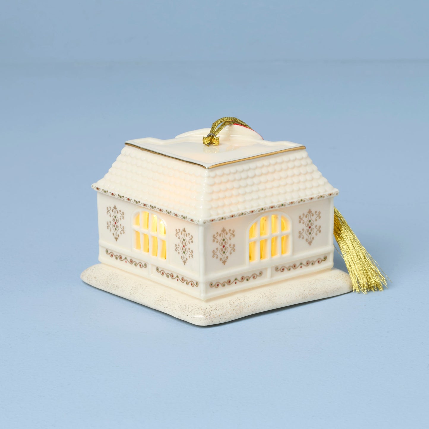 Décoration lumineuse du Mistletoe Park Diner