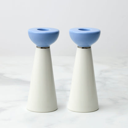 Bougeoirs Oak Street - Lot de 2