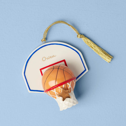 Ornement de basket-ball personnalisé